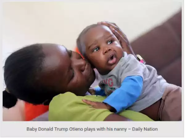 Kenyan couple name baby after USA’s newly elected president, Donald Trump